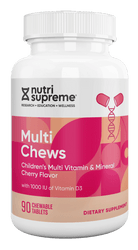 Multi Chews, Cherry Flavor- 90 Chews